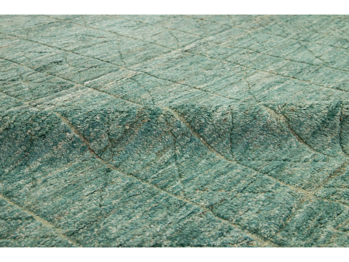 Contemporary Moroccan Wool Rug 9 X 11
