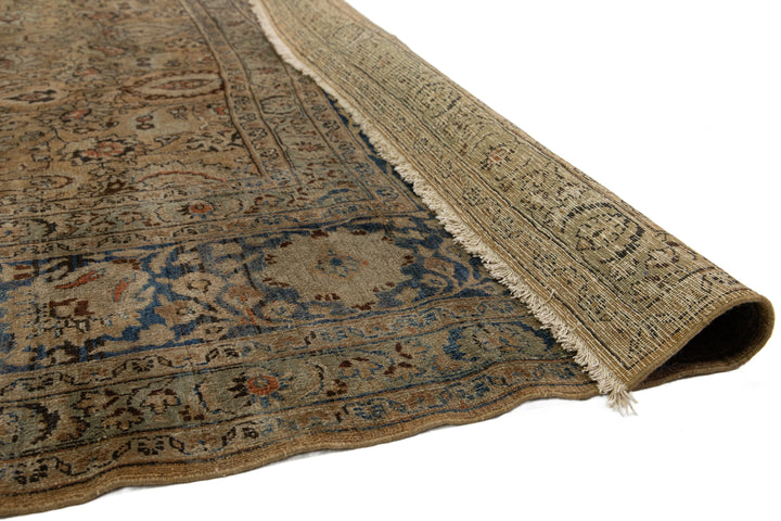 Antique Mashad Persian Wool Rug 11 X 13