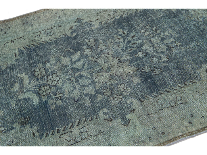 Vintage Overdyed Wool Rug 3 X 5