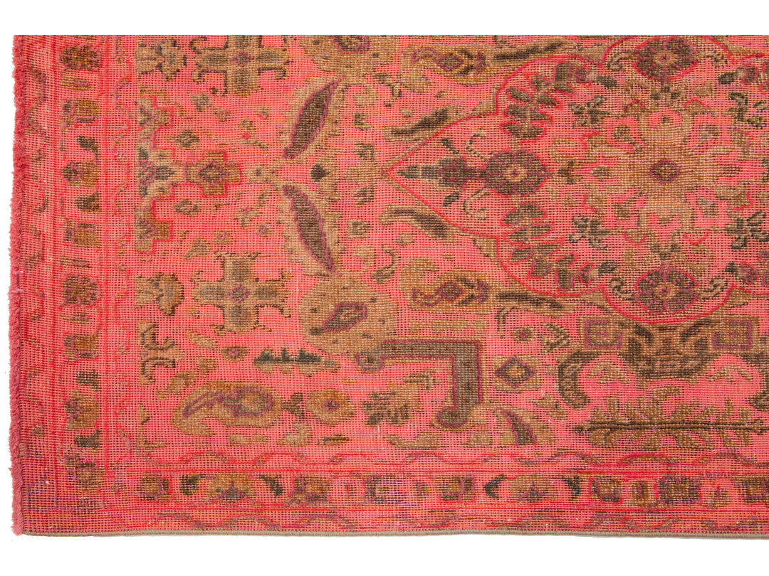 Vintage Overdyed Wool Rug 3 X 5