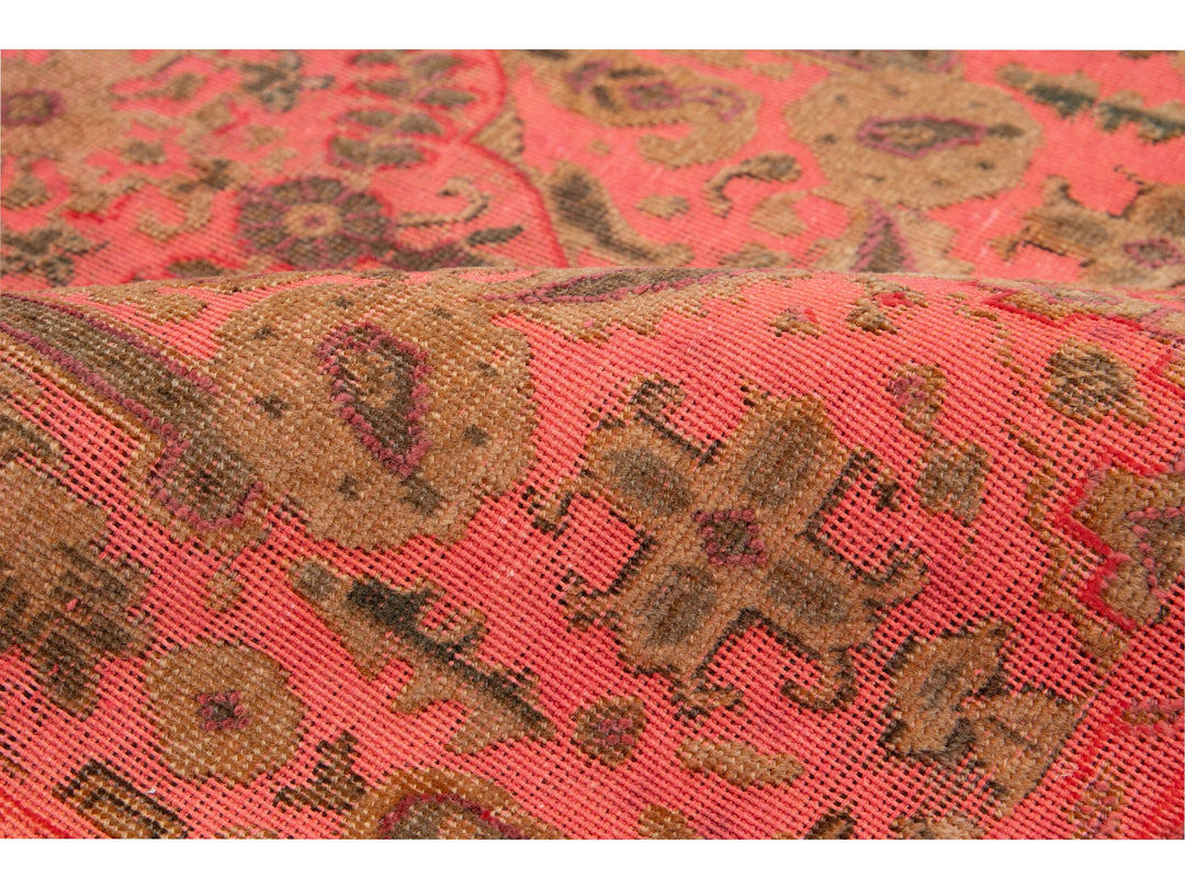 Vintage Overdyed Wool Rug 3 X 5