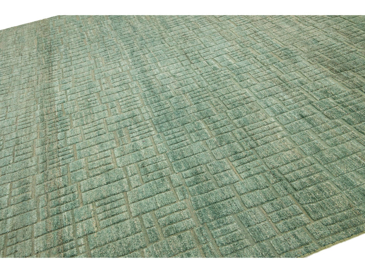 Modern Moroccan Wool Rug 12 X 15