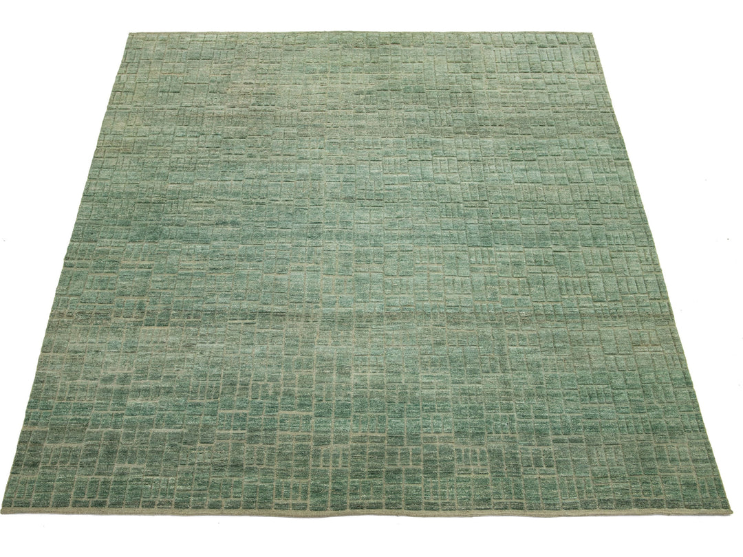 Modern Moroccan Wool Rug 12 X 15