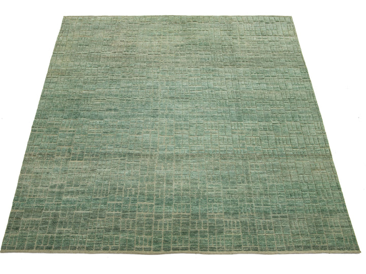 Modern Moroccan Wool Rug 12 X 15