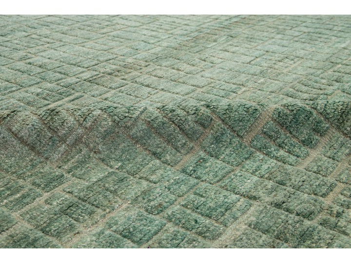 Modern Moroccan Wool Rug 12 X 15