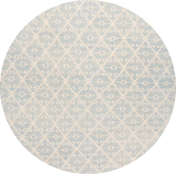 Modern Flatweave Kilim Wool Rug 13 X 15