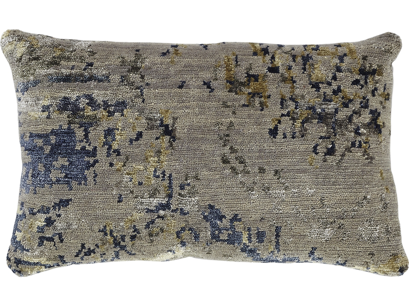 Modern Grey Marble Throw Pillow