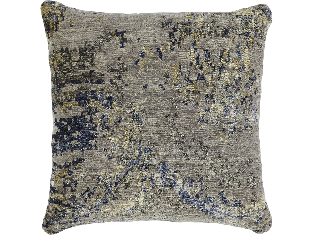 Modern Grey Marble Throw Pillow