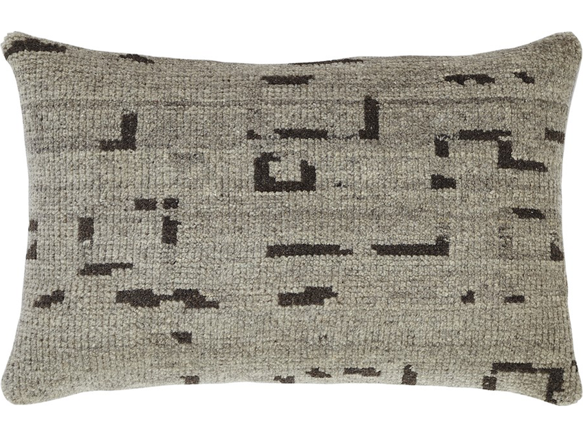 Gray Minimalist Throw Pillow