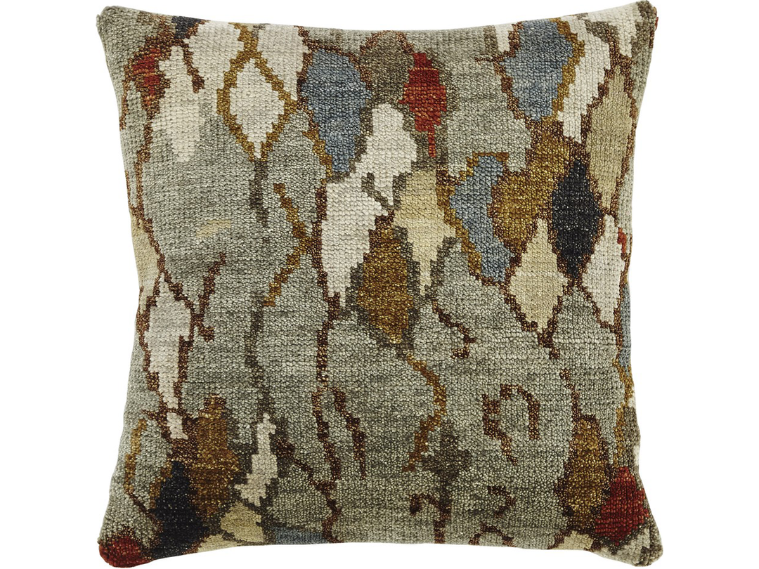 Boho Linen Throw Pillow