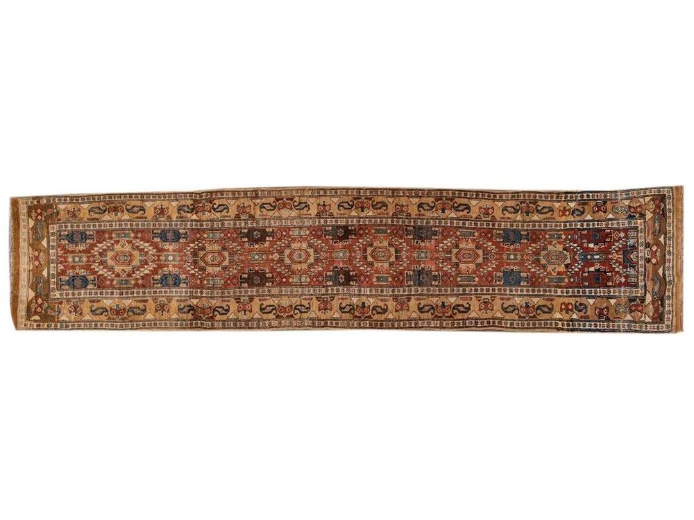 Vintage Bakshaish Wool Runner 3 X 13