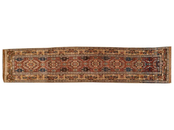 Vintage Bakshaish Wool Runner 3 X 13