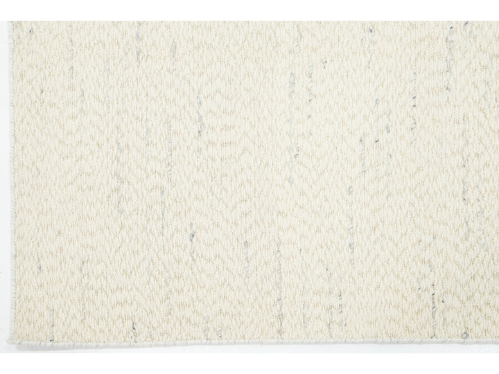 Modern Felted Wool Rug 5 X 8