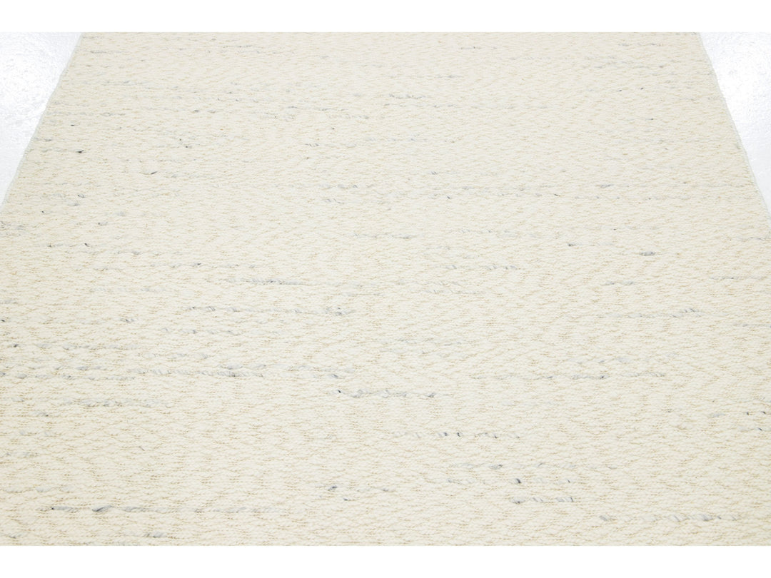 Modern Felted Wool Rug 5 X 8