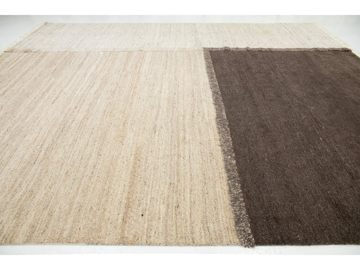 Modern Moroccan Wool Rug 12 X 15