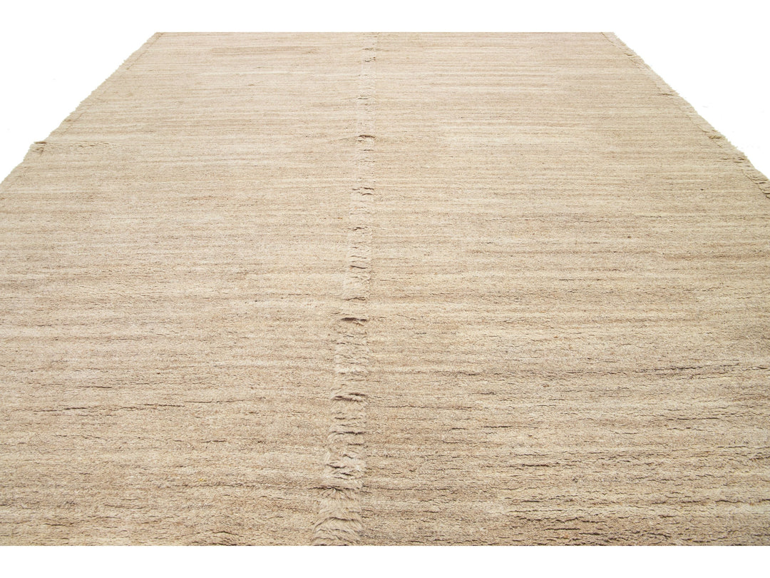 Modern Moroccan Wool Rug 12 X 15