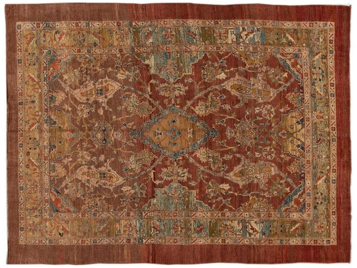 Vintage Bakshaish Tribal Wool Rug 9 X 11