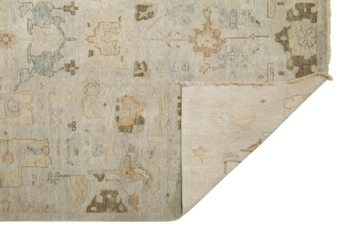 Modern Artisan Indian Wool Rug 15 X 19