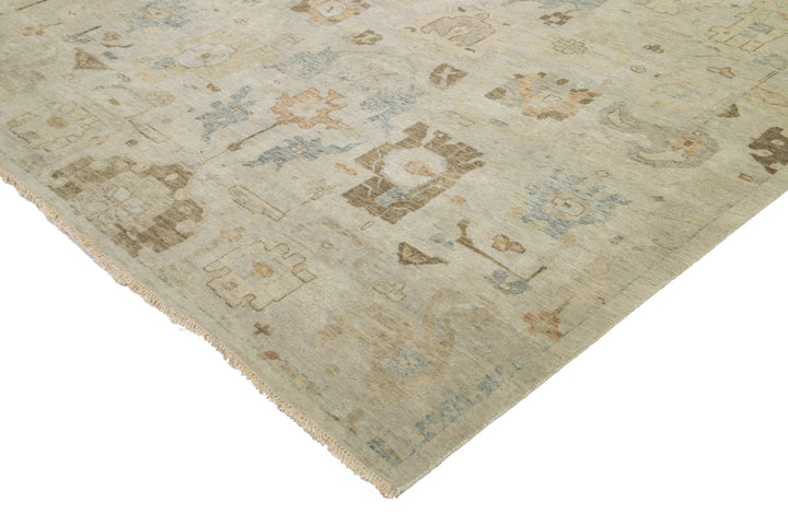 Modern Artisan Indian Wool Rug 15 X 19