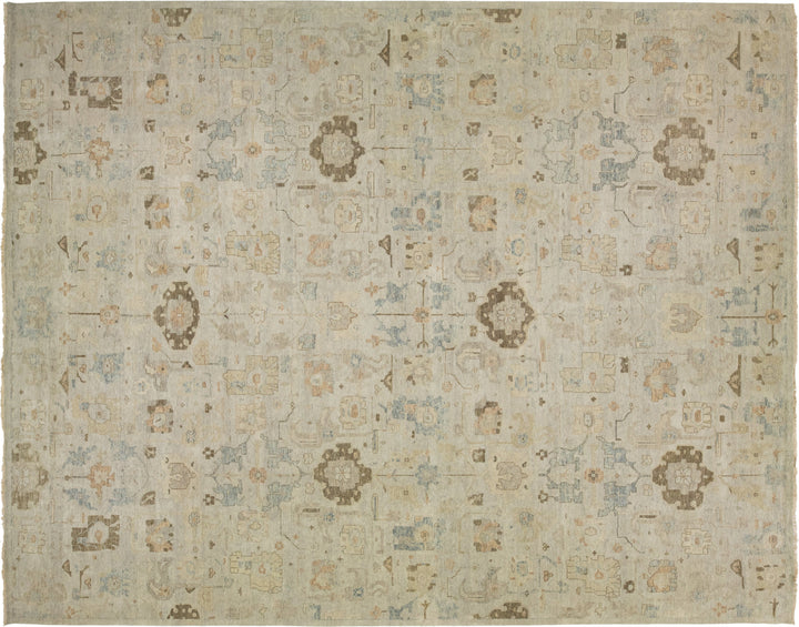 Modern Artisan Indian Wool Rug 15 X 19