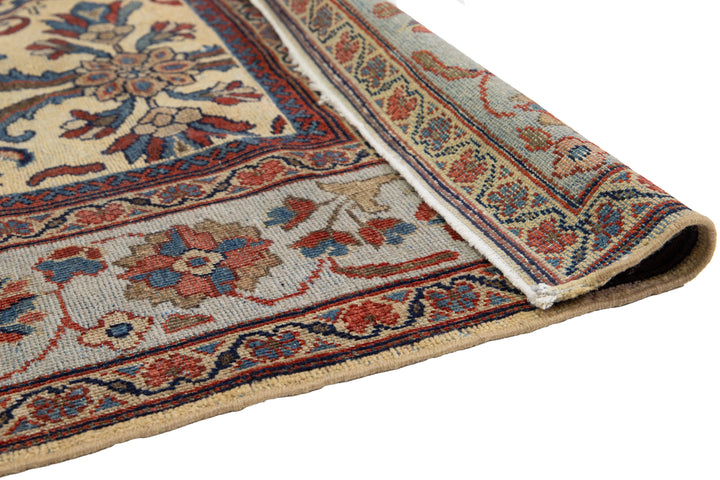 Antique Persian Mahal Wool Rug 7 X 10