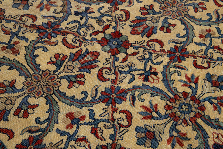 Antique Persian Mahal Wool Rug 7 X 10