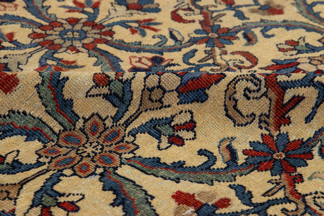 Antique Persian Mahal Wool Rug 7 X 10
