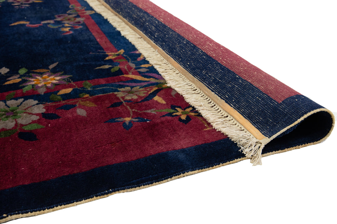 Antique Art Deco Chinese Rug 9 X 11