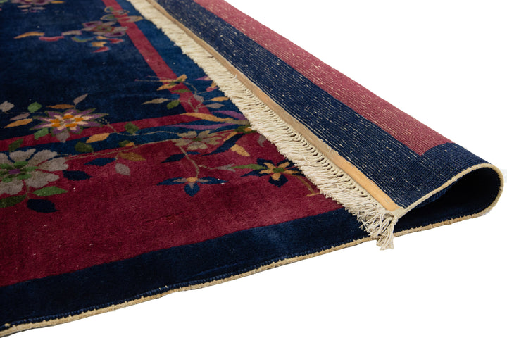 Antique Art Deco Chinese Rug 9 X 11