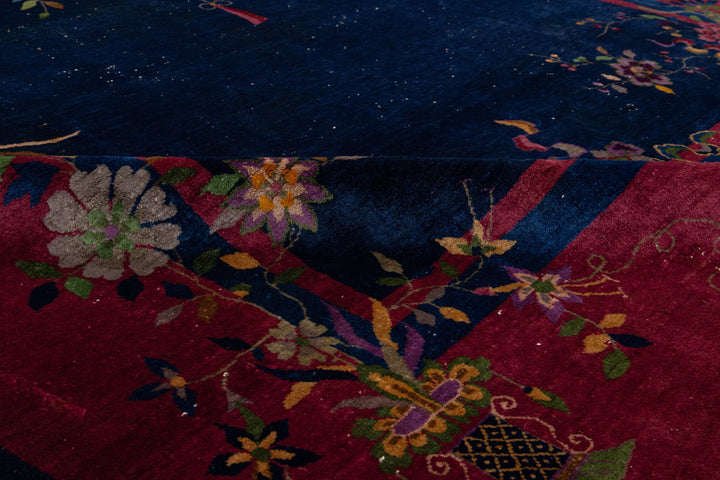 Antique Art Deco Chinese Rug 9 X 11