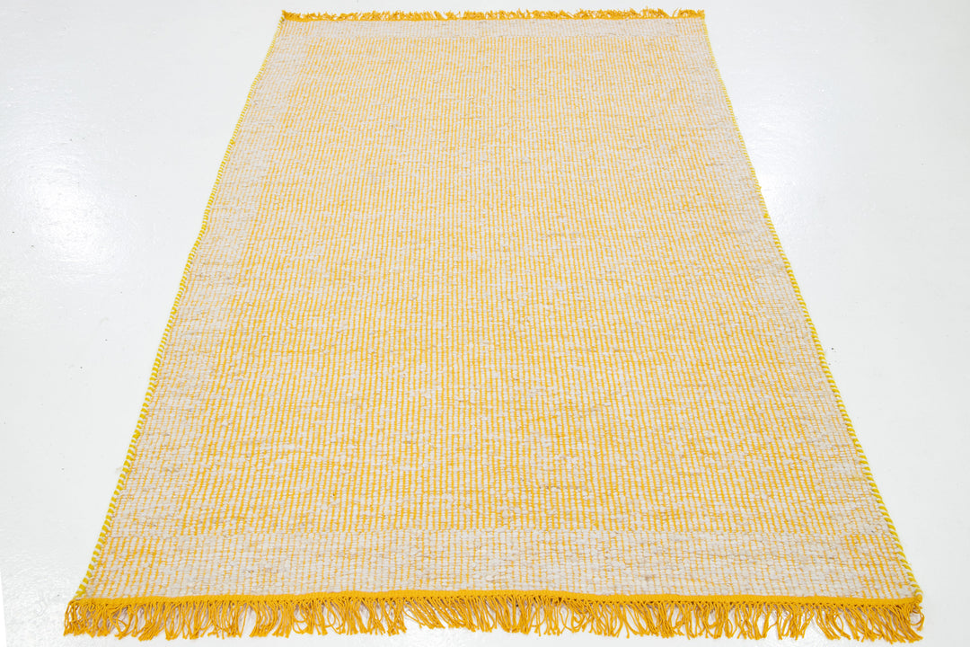 Modern Felted Wool Rug 5 X 8