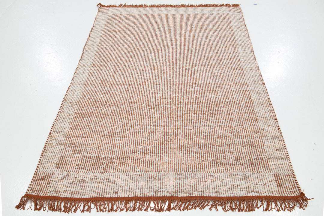 Modern Felted Wool Rug 5 X 8