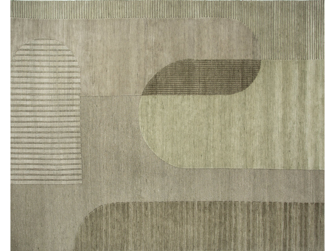 Modern Wool Rug 8 X 10 -Made to order-
