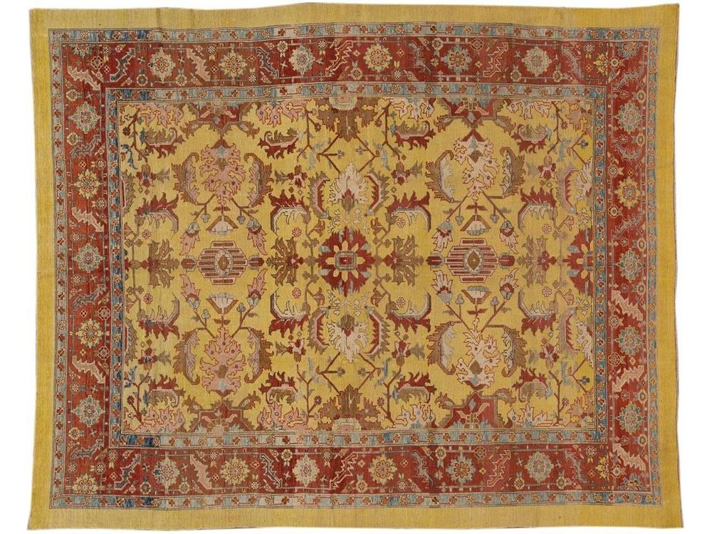 Vintage Bakshaish Tribal Wool Rug 11 X 13