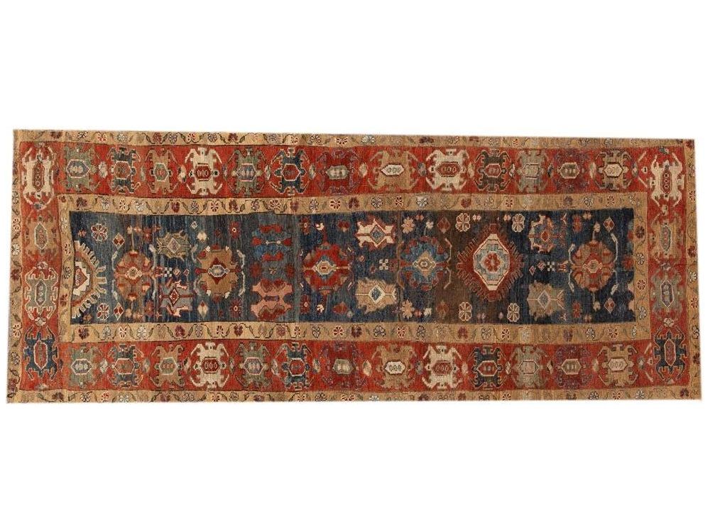 Vintage Bakshaish Wool Runner 4 X 11