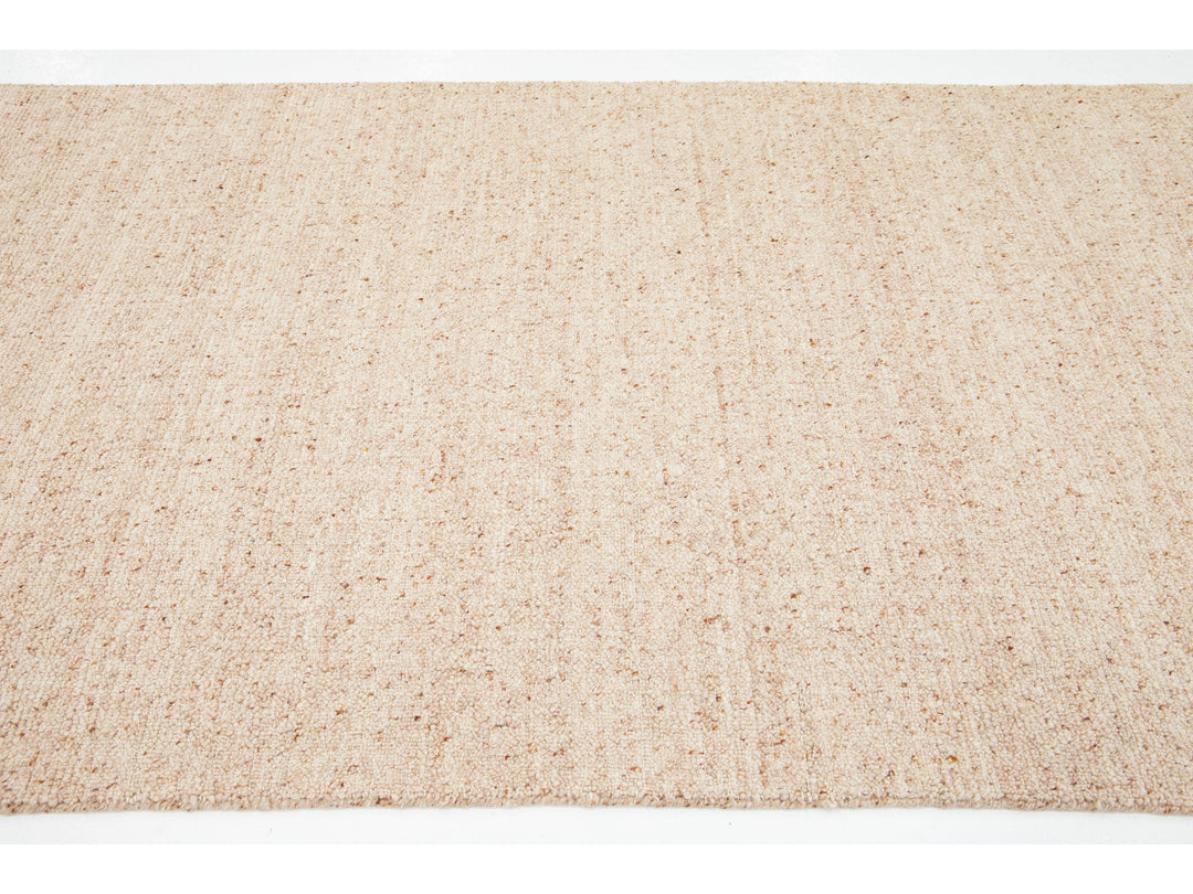 Modern Textured Wool Rug 5 X 8