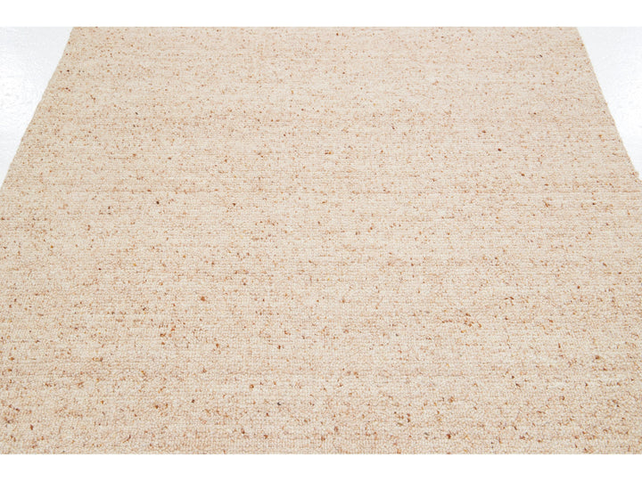 Modern Textured Wool Rug 5 X 8