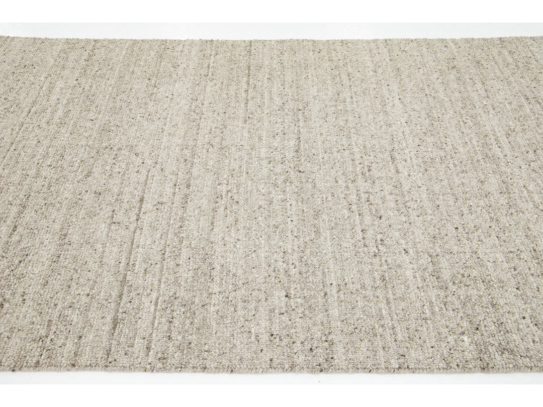 Modern Textured Wool Rug 5 X 8