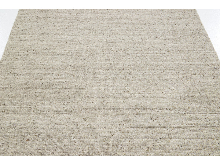 Modern Textured Wool Rug 5 X 8