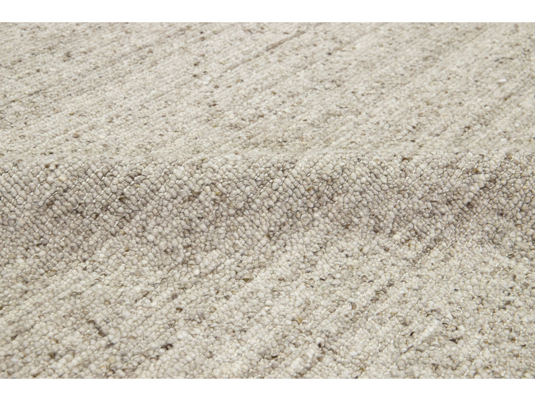 Modern Textured Wool Rug 5 X 8