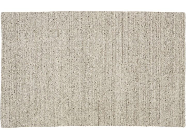 Modern Textured Wool Rug 5 X 8
