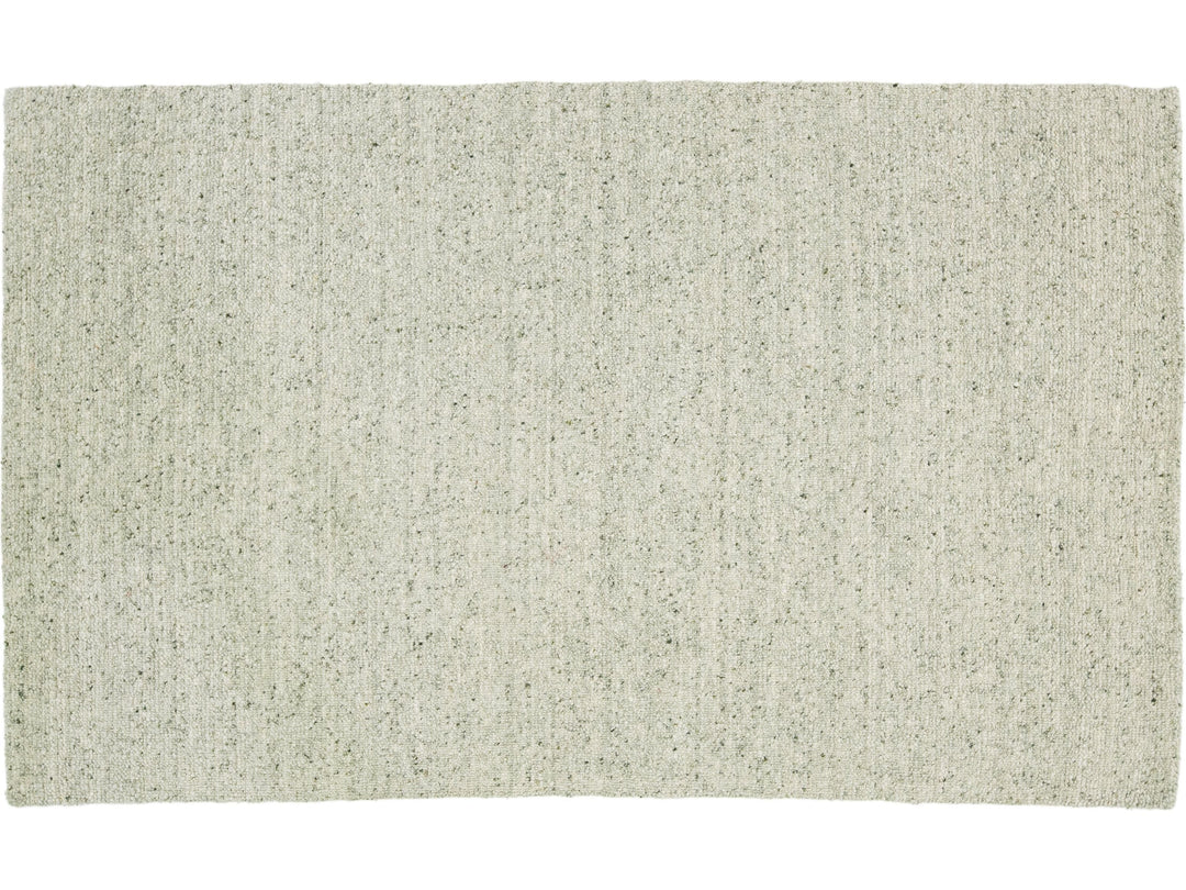 Modern Textured Wool Rug 5 X 8