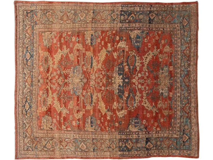 Vintage Persian Tribal Bakshaish Rug 10 X 12