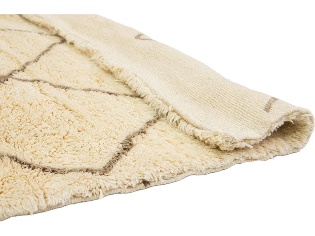 Modern Moroccan Wool Rug 11 X 14