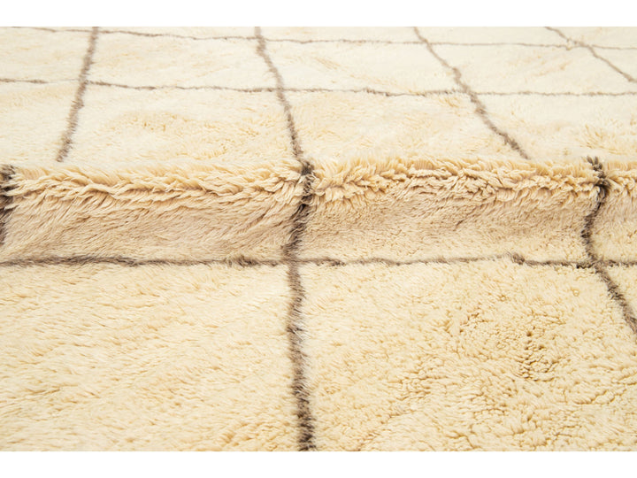 Modern Moroccan Wool Rug 11 X 14