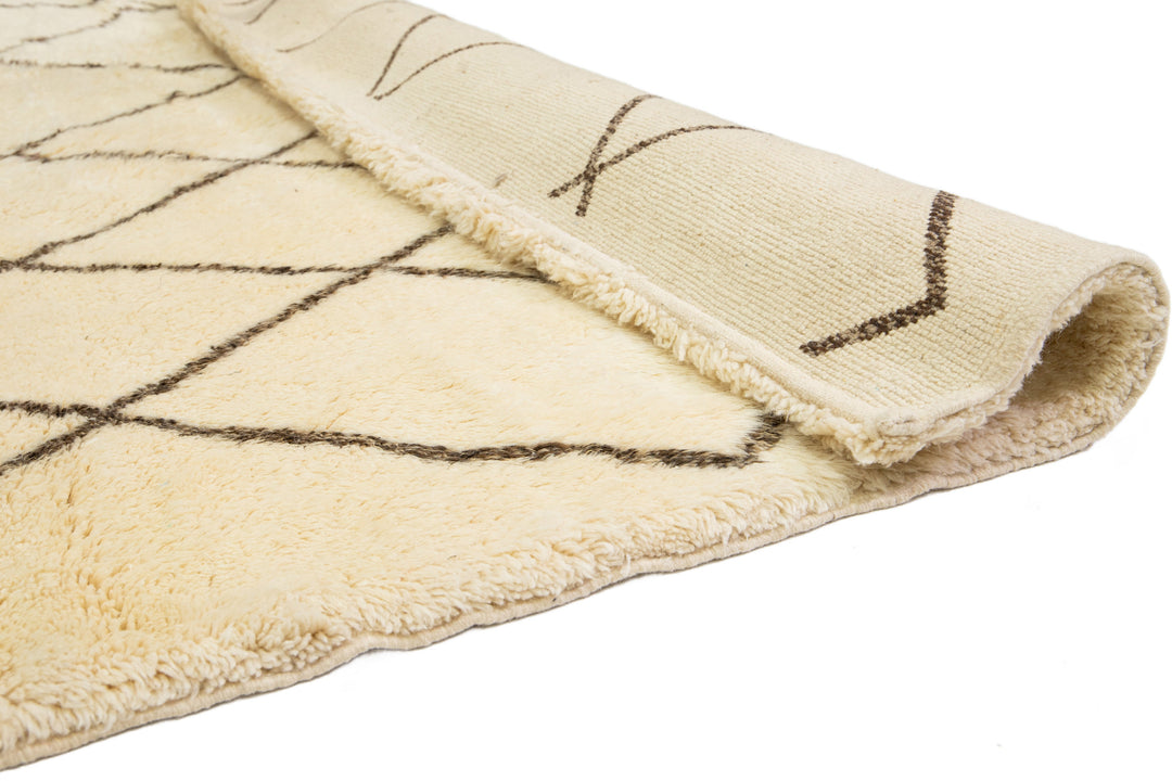 Modern Moroccan Wool Rug 13 X 20