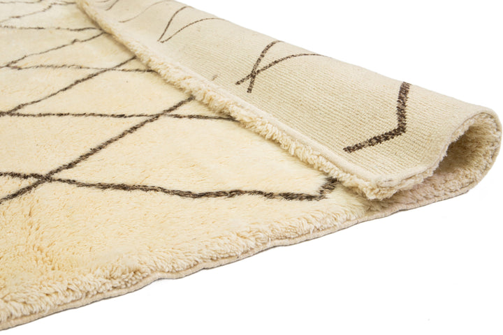 Modern Moroccan Wool Rug 13 X 20