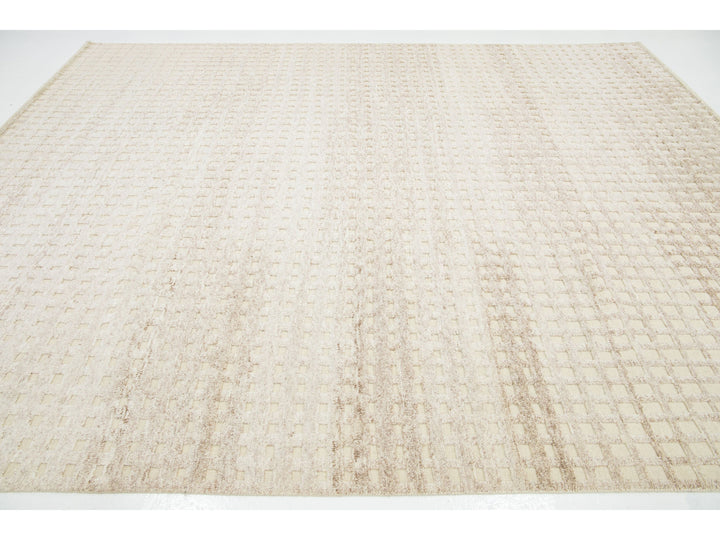 Modern Moroccan Wool Rug 9 X 12