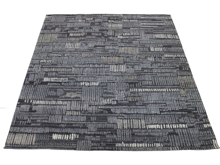 Modern Moroccan Wool Rug 9 X 12