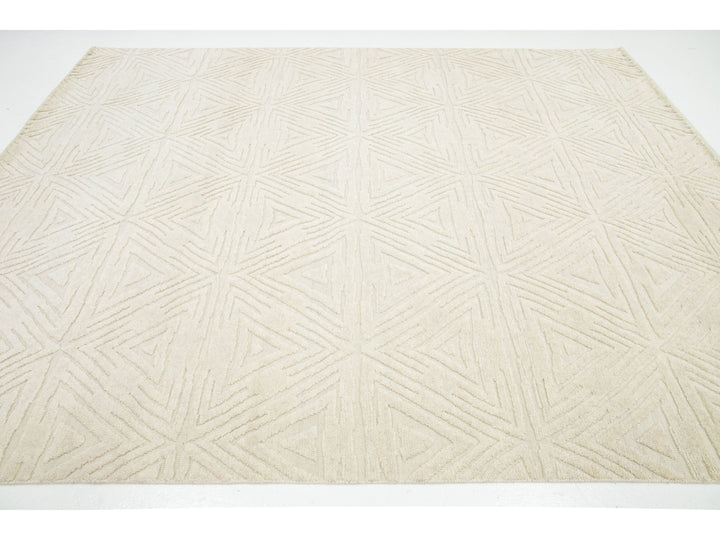 Modern Moroccan Wool Rug 8 X 10